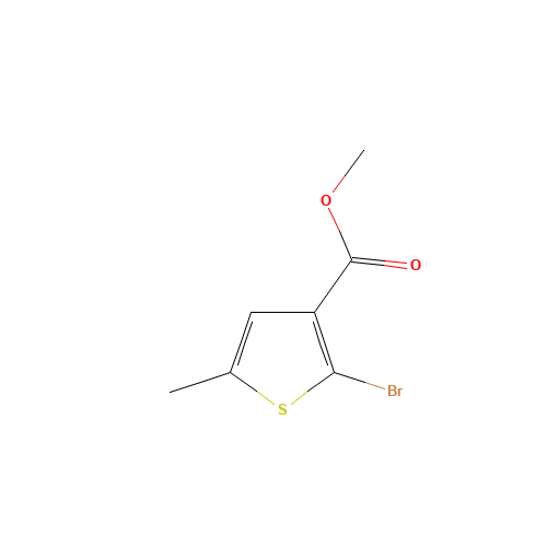 944709-72-2 methyl 2-bromo-5-methylthiophene-3-carboxylate chemical structure