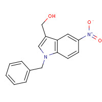 300664-55-5 (1-benzyl-5-nitroindol-3-yl)methanol chemical structure