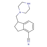 1374357-63-7 1-(piperazin-1-ylmethyl)-2,3-dihydro-1H-indene-4-carbonitrile chemical structure