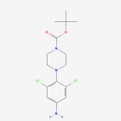351325-24-1 tert-butyl 4-(4-amino-2,6-dichlorophenyl)piperazine-1-carboxylate chemical structure