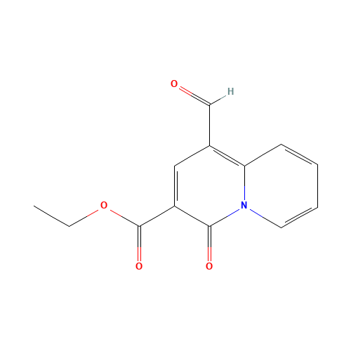 337909-10-1 ethyl 1-formyl-4-oxoquinolizine-3-carboxylate chemical structure