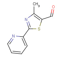 1083224-02-5 4-methyl-2-pyridin-2-yl-1,3-thiazole-5-carbaldehyde chemical structure