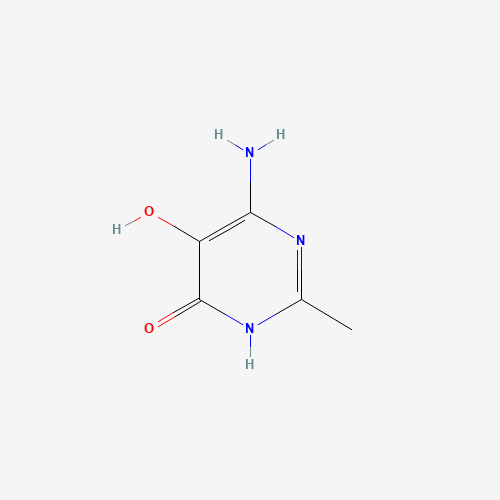 36591-61-4 6-amino-5-hydroxy-2-methyl-1H-pyrimidin-4-one chemical structure