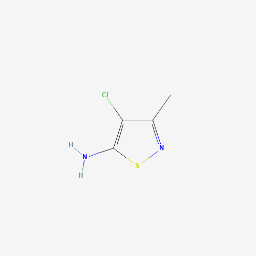 96841-04-2 4-chloro-3-methyl-1,2-thiazol-5-amine chemical structure