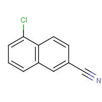73399-86-7 5-chloronaphthalene-2-carbonitrile chemical structure