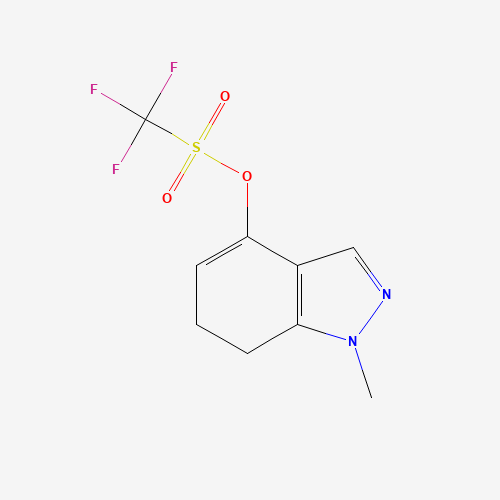 1419222-83-5 (1-methyl-6,7-dihydroindazol-4-yl) trifluoromethanesulfonate chemical structure