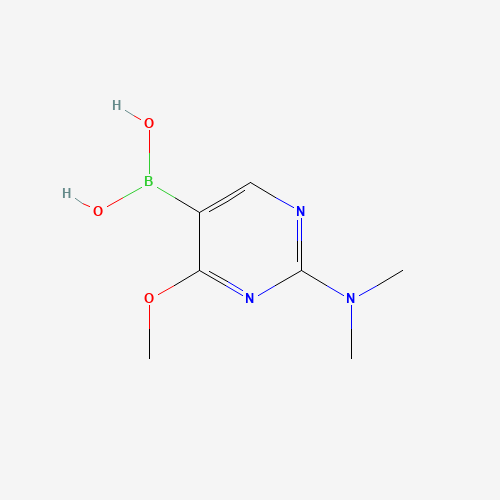 909187-38-8 [2-(dimethylamino)-4-methoxypyrimidin-5-yl]boronic acid chemical structure