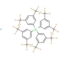 105560-52-9 potassium;tetrakis[3,5-bis(trifluoromethyl)phenyl]boranuide chemical structure