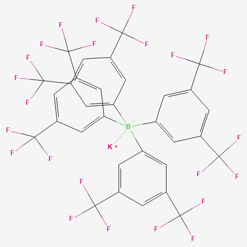 105560-52-9 potassium;tetrakis[3,5-bis(trifluoromethyl)phenyl]boranuide chemical structure