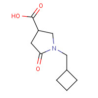1095669-04-7 1-(cyclobutylmethyl)-5-oxopyrrolidine-3-carboxylic acid chemical structure