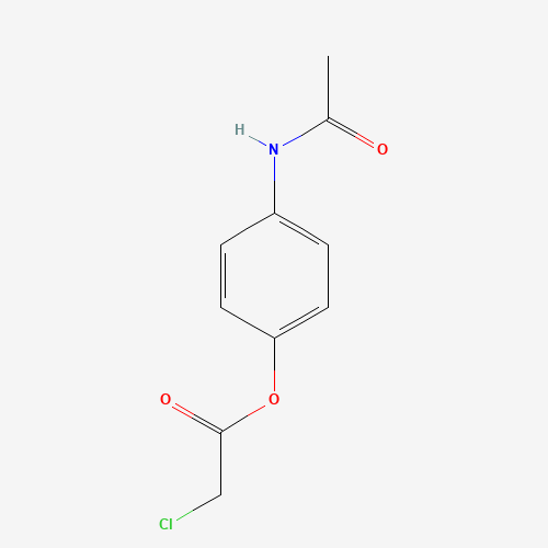 17321-63-0 (4-acetamidophenyl) 2-chloroacetate chemical structure