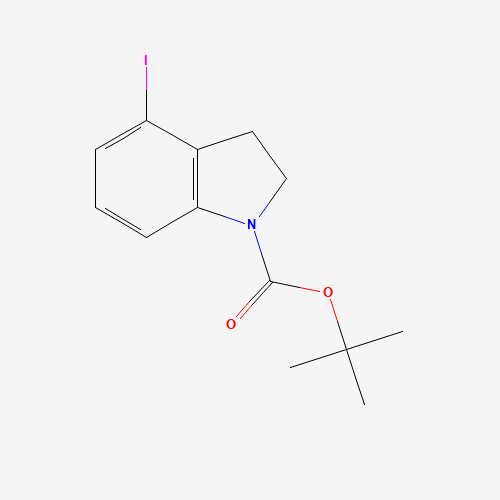 954239-31-7 tert-butyl 4-iodo-2,3-dihydroindole-1-carboxylate chemical structure