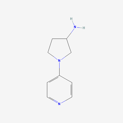 1181375-92-7 1-pyridin-4-ylpyrrolidin-3-amine chemical structure