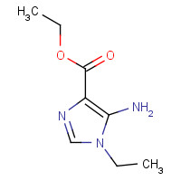 121845-40-7 ethyl 5-amino-1-ethylimidazole-4-carboxylate chemical structure