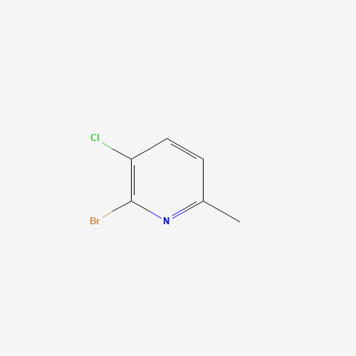1211582-97-6 2-bromo-3-chloro-6-methylpyridine chemical structure