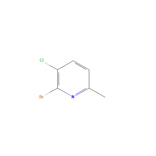 1211582-97-6 2-bromo-3-chloro-6-methylpyridine chemical structure