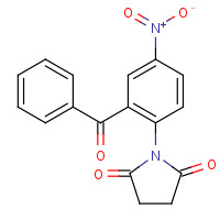 627085-89-6 1-(2-benzoyl-4-nitrophenyl)pyrrolidine-2,5-dione chemical structure