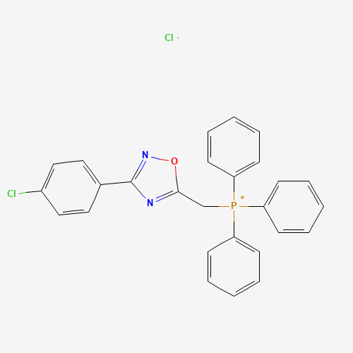 1029631-97-7 [3-(4-chlorophenyl)-1,2,4-oxadiazol-5-yl]methyl-triphenylphosphanium;chloride chemical structure