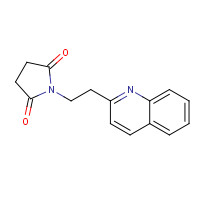 74273-98-6 1-(2-quinolin-2-ylethyl)pyrrolidine-2,5-dione chemical structure