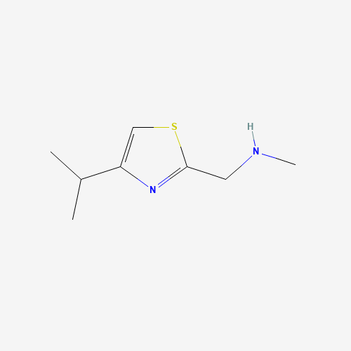 644950-38-9 N-methyl-1-(4-propan-2-yl-1,3-thiazol-2-yl)methanamine chemical structure