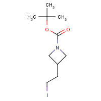 158602-36-9 tert-butyl 3-(2-iodoethyl)azetidine-1-carboxylate chemical structure