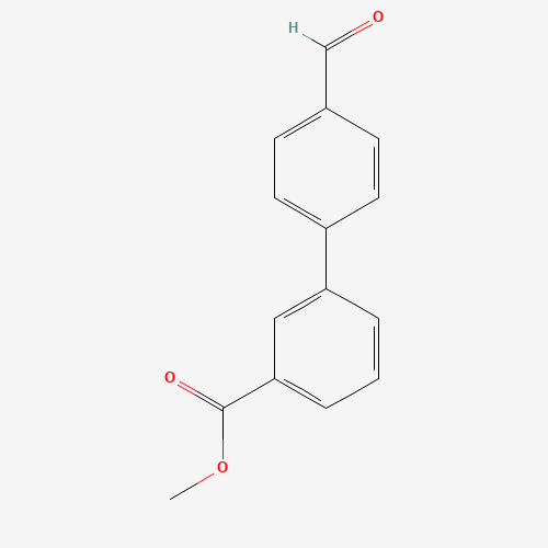 281234-49-9 methyl 3-(4-formylphenyl)benzoate chemical structure