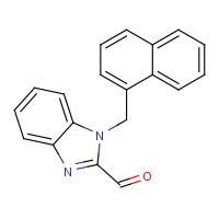 537010-28-9 1-(naphthalen-1-ylmethyl)benzimidazole-2-carbaldehyde chemical structure
