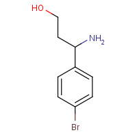 787615-14-9 3-amino-3-(4-bromophenyl)propan-1-ol chemical structure