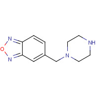 136482-15-0 5-(piperazin-1-ylmethyl)-2,1,3-benzoxadiazole chemical structure