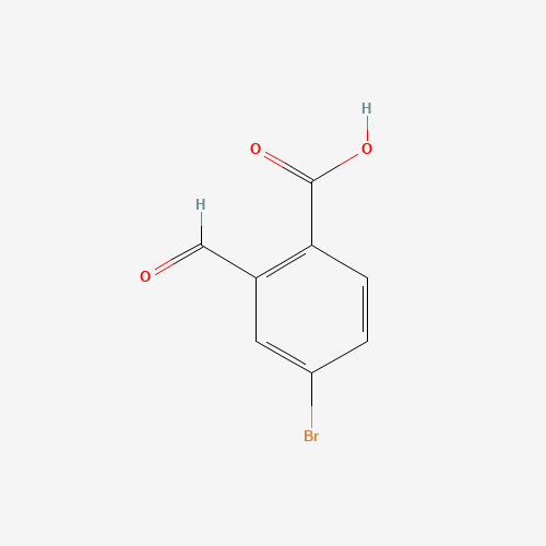 871502-87-3 4-bromo-2-formylbenzoic acid chemical structure