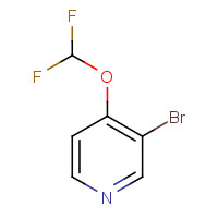 1214377-46-4 3-bromo-4-(difluoromethoxy)pyridine chemical structure