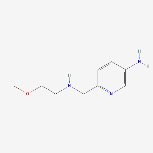 1419604-25-3 6-[(2-methoxyethylamino)methyl]pyridin-3-amine chemical structure