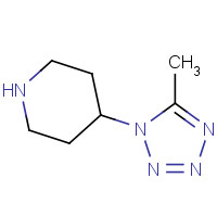 1269429-30-2 4-(5-methyltetrazol-1-yl)piperidine chemical structure