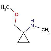 1094071-97-2 1-(methoxymethyl)-N-methylcyclopropan-1-amine chemical structure