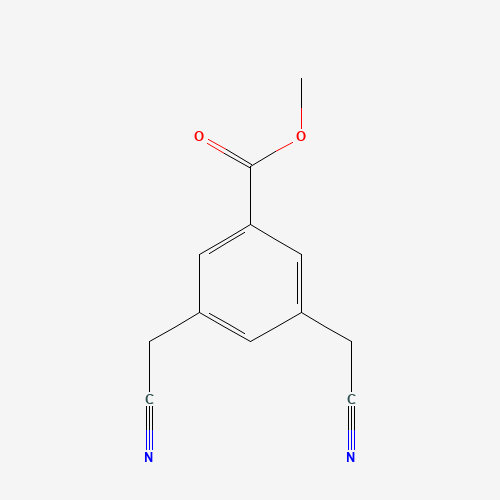 29232-73-3 methyl 3,5-bis(cyanomethyl)benzoate chemical structure