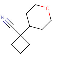 1432493-07-6 1-(oxan-4-yl)cyclobutane-1-carbonitrile chemical structure