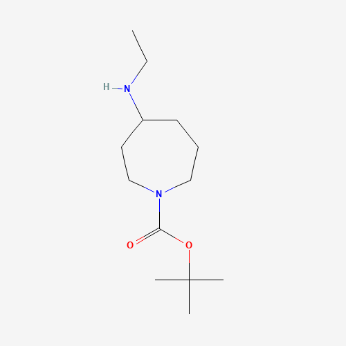 1009075-49-3 tert-butyl 4-(ethylamino)azepane-1-carboxylate chemical structure