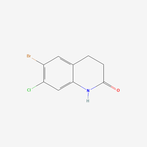 1404367-56-1 6-bromo-7-chloro-3,4-dihydro-1H-quinolin-2-one chemical structure