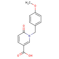 412322-03-3 1-[(4-methoxyphenyl)methyl]-6-oxopyridine-3-carboxylic acid chemical structure