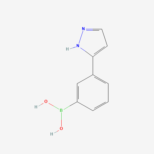 1100095-25-7 [3-(1H-pyrazol-5-yl)phenyl]boronic acid chemical structure