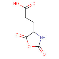 3981-39-3 3-(2,5-dioxo-1,3-oxazolidin-4-yl)propanoic acid chemical structure