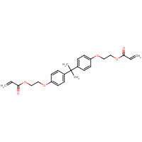 64401-02-1 2-[4-[2-[4-(2-prop-2-enoyloxyethoxy)phenyl]propan-2-yl]phenoxy]ethyl prop-2-enoate chemical structure