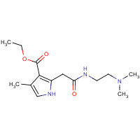 945381-96-4 ethyl 2-[2-[2-(dimethylamino)ethylamino]-2-oxoethyl]-4-methyl-1H-pyrrole-3-carboxylate chemical structure