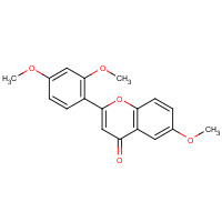 720675-74-1 2-(2,4-dimethoxyphenyl)-6-methoxychromen-4-one chemical structure