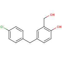 91512-27-5 4-[(4-chlorophenyl)methyl]-2-(hydroxymethyl)phenol chemical structure