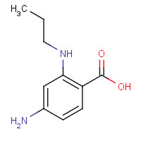 19714-99-9 4-amino-2-(propylamino)benzoic acid chemical structure