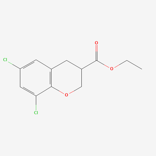 885271-53-4 ethyl 6,8-dichloro-3,4-dihydro-2H-chromene-3-carboxylate chemical structure