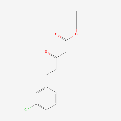 85794-94-1 tert-butyl 5-(3-chlorophenyl)-3-oxopentanoate chemical structure