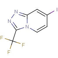 1057393-75-5 7-iodo-3-(trifluoromethyl)-[1,2,4]triazolo[4,3-a]pyridine chemical structure
