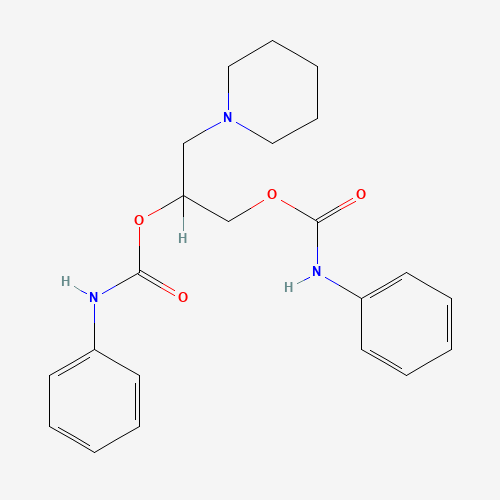 101-08-6 [2-(phenylcarbamoyloxy)-3-piperidin-1-ylpropyl] N-phenylcarbamate chemical structure
